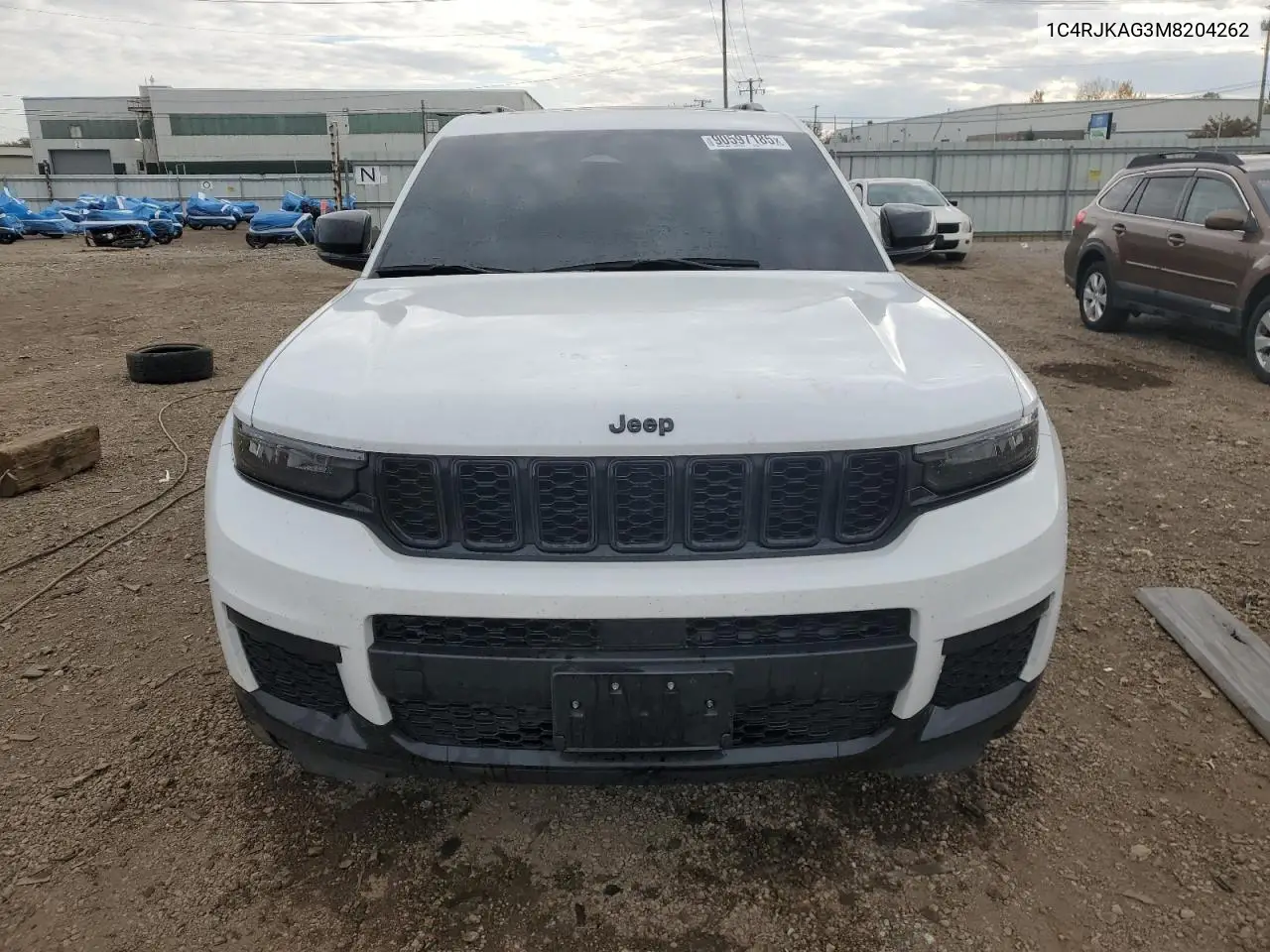 1C4RJKAG3M8204262 2021 Jeep Grand Cherokee L Laredo