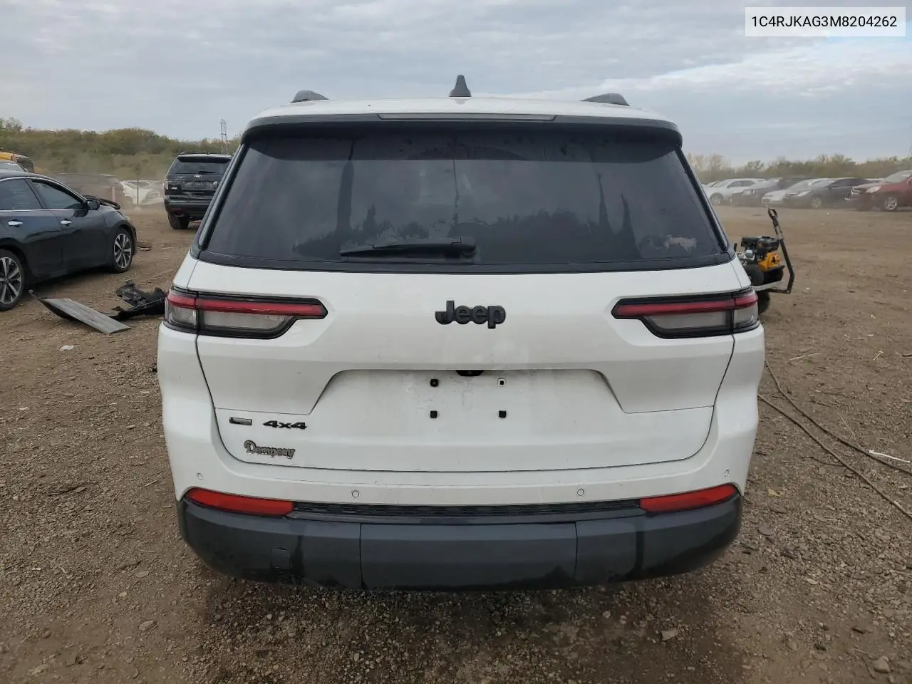 1C4RJKAG3M8204262 2021 Jeep Grand Cherokee L Laredo