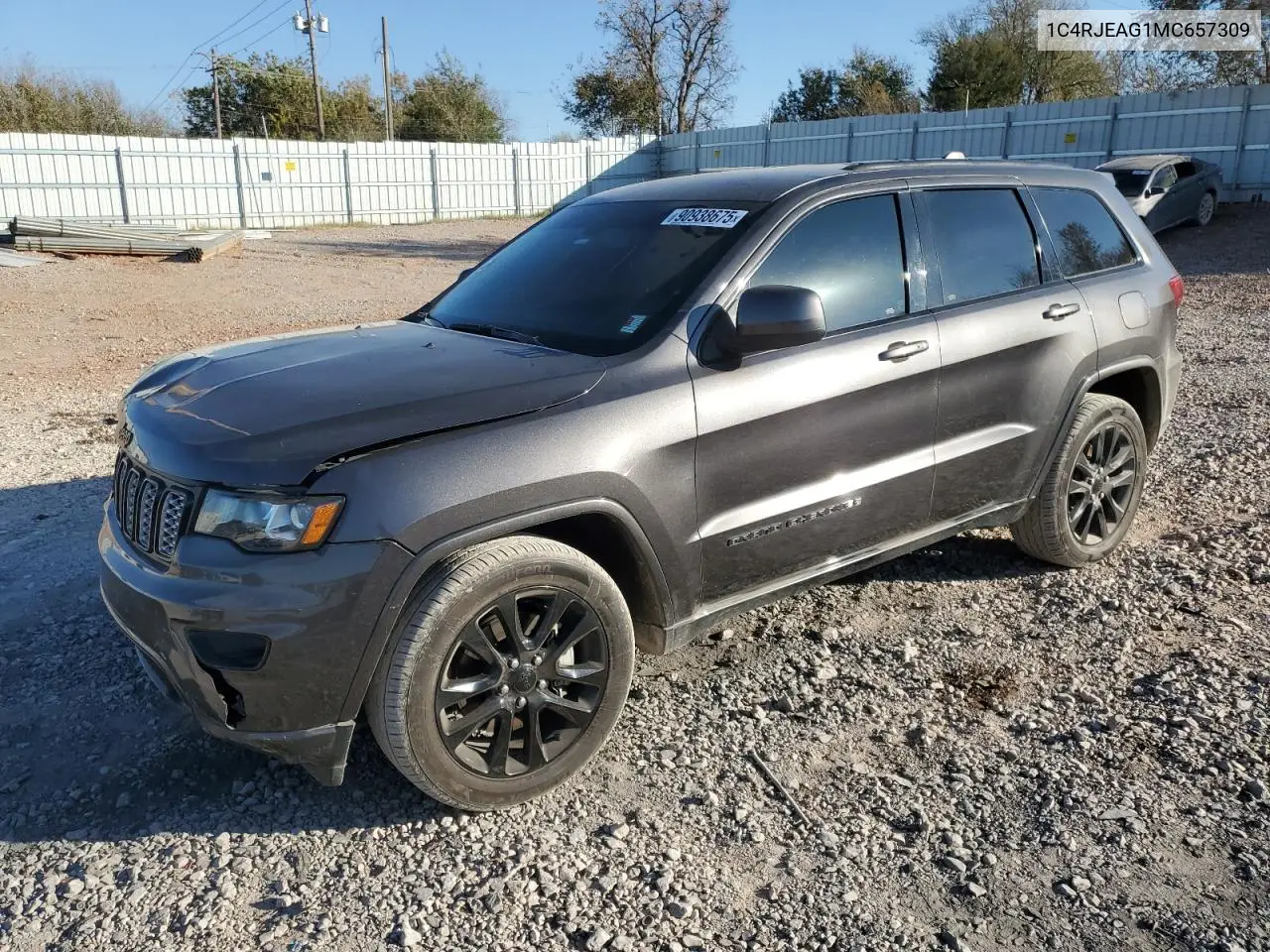 1C4RJEAG1MC657309 2021 Jeep Grand Cherokee Laredo