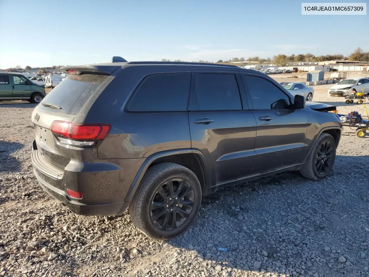 1C4RJEAG1MC657309 2021 Jeep Grand Cherokee Laredo