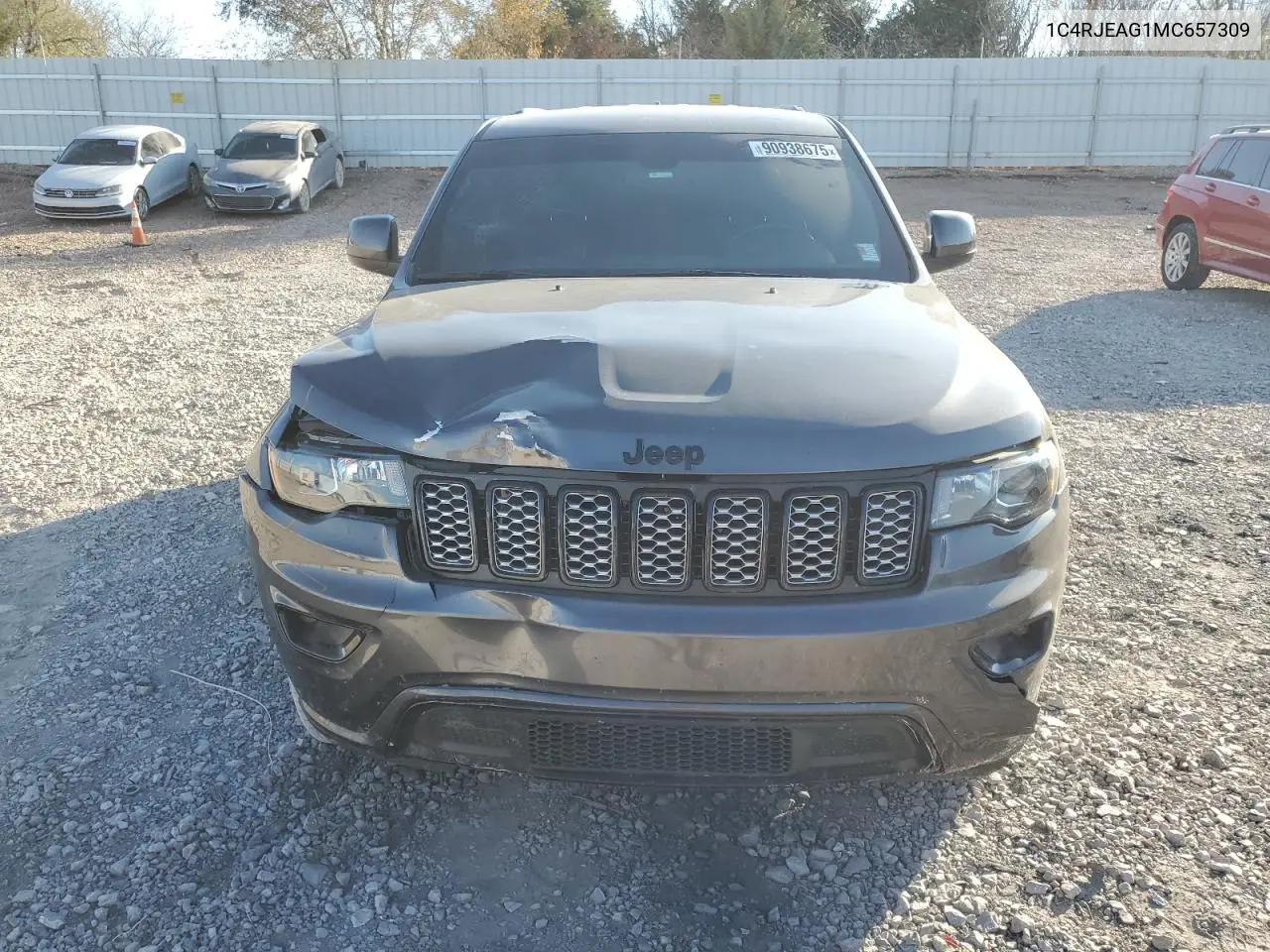 1C4RJEAG1MC657309 2021 Jeep Grand Cherokee Laredo
