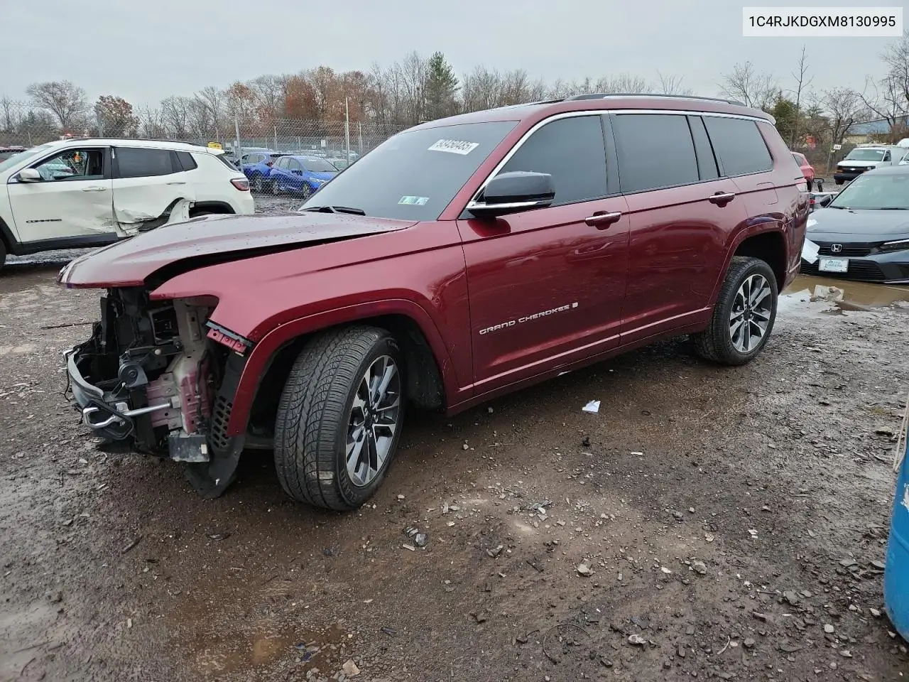 1C4RJKDGXM8130995 2021 Jeep Grand Cherokee L Overland