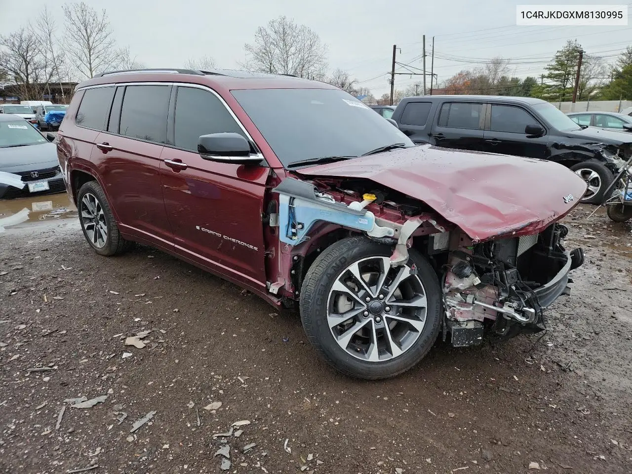 1C4RJKDGXM8130995 2021 Jeep Grand Cherokee L Overland