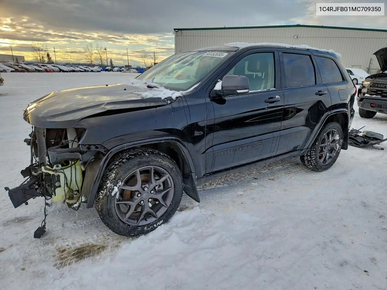 1C4RJFBG1MC709350 2021 Jeep Grand Cherokee Limited