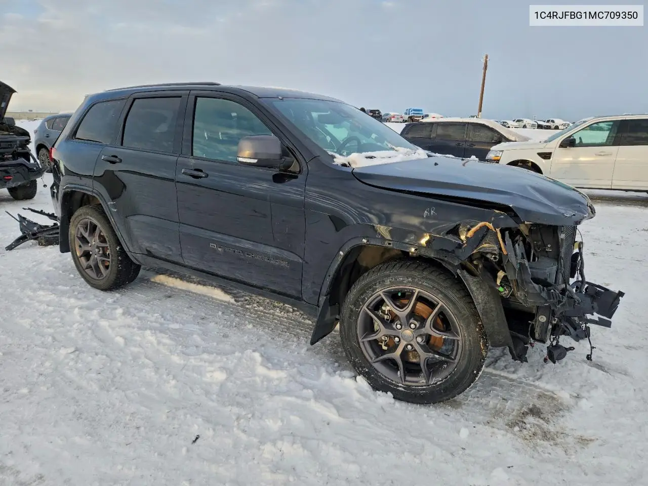 1C4RJFBG1MC709350 2021 Jeep Grand Cherokee Limited