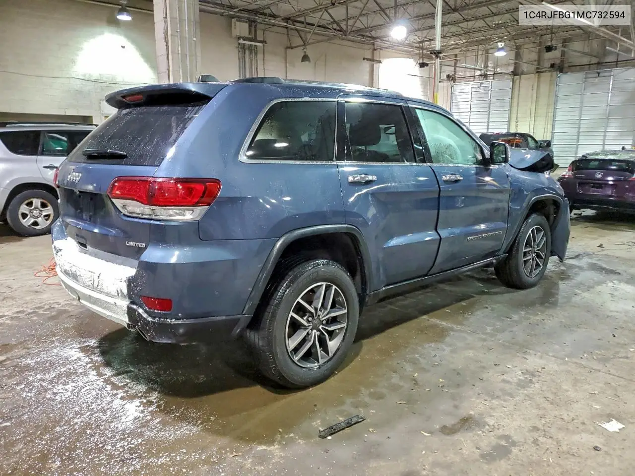 1C4RJFBG1MC732594 2021 Jeep Grand Cherokee Limited