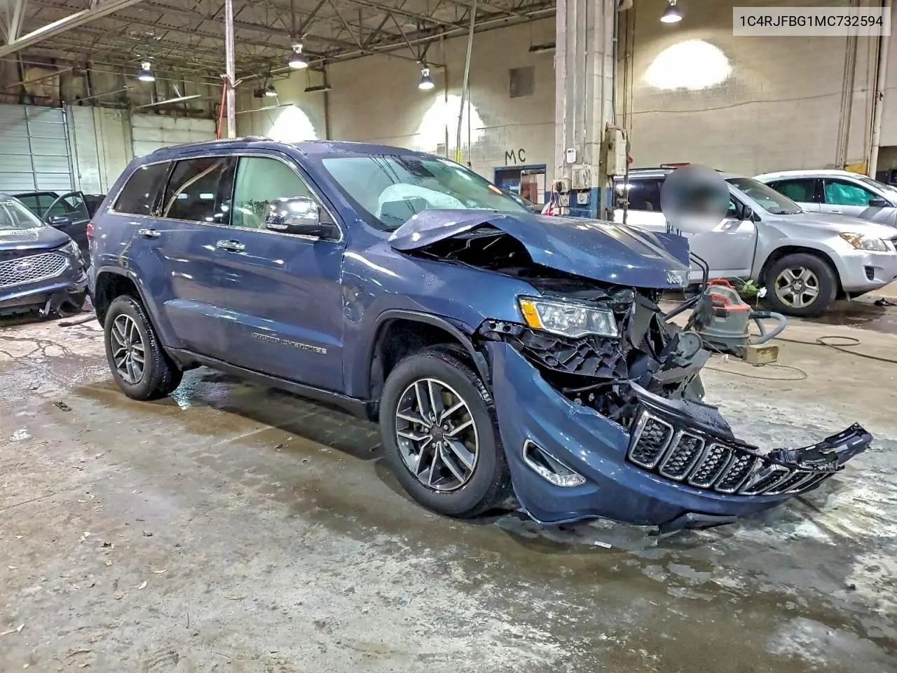 1C4RJFBG1MC732594 2021 Jeep Grand Cherokee Limited