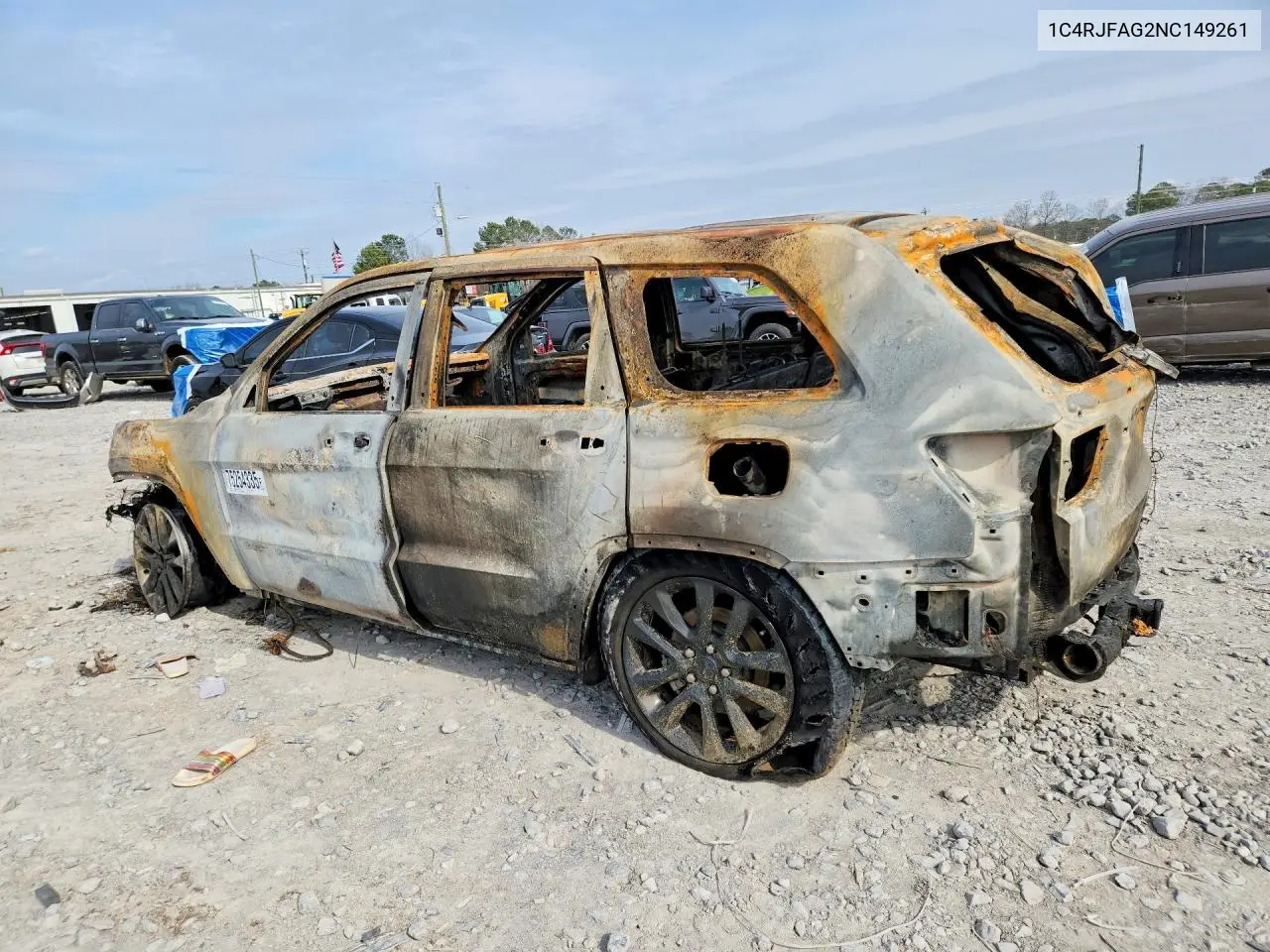 2022 Jeep Grand Cherokee Laredo E VIN: 1C4RJFAG2NC149261 Lot: 48878336