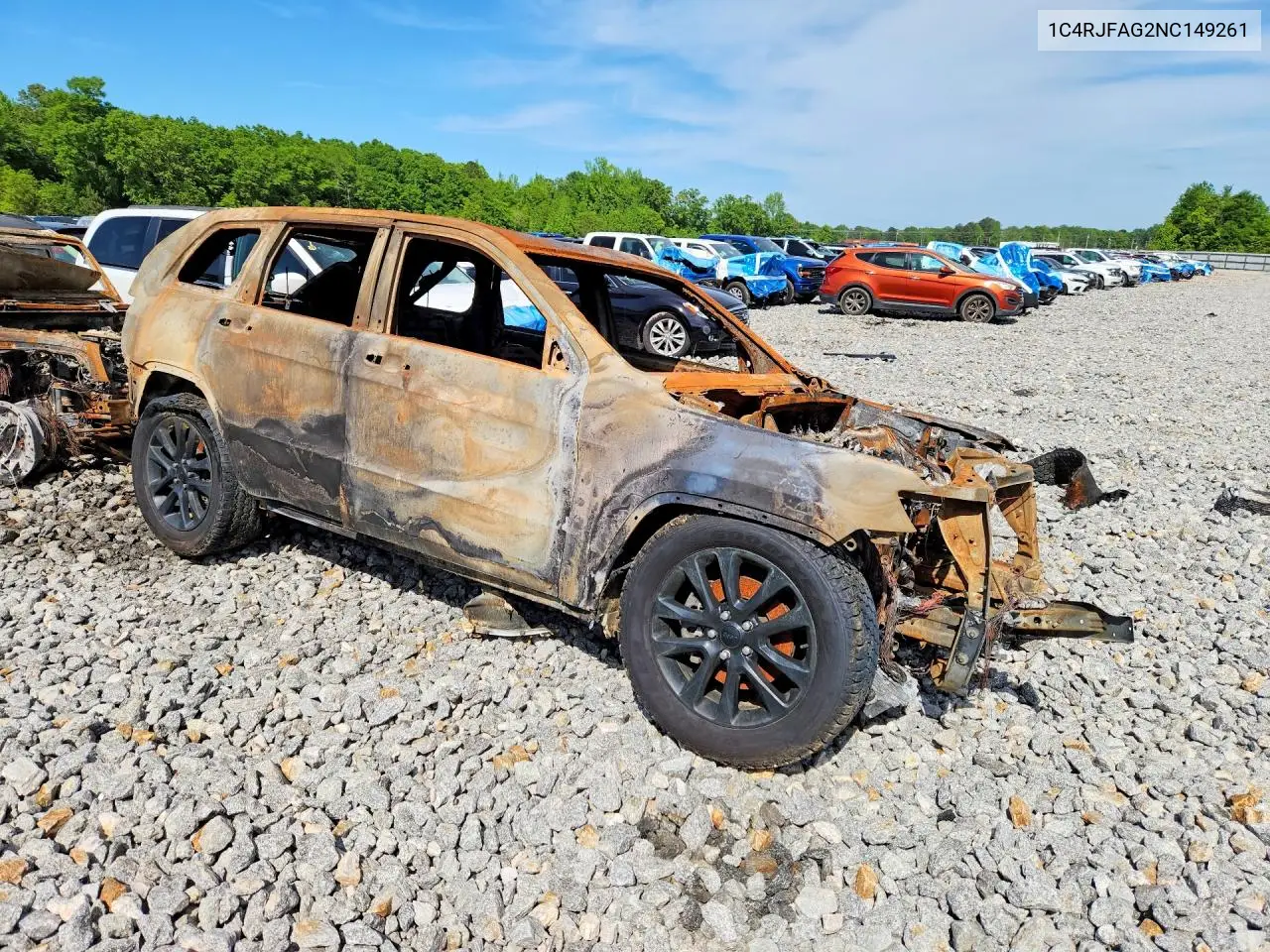 2022 Jeep Grand Cherokee Laredo E VIN: 1C4RJFAG2NC149261 Lot: 48878336
