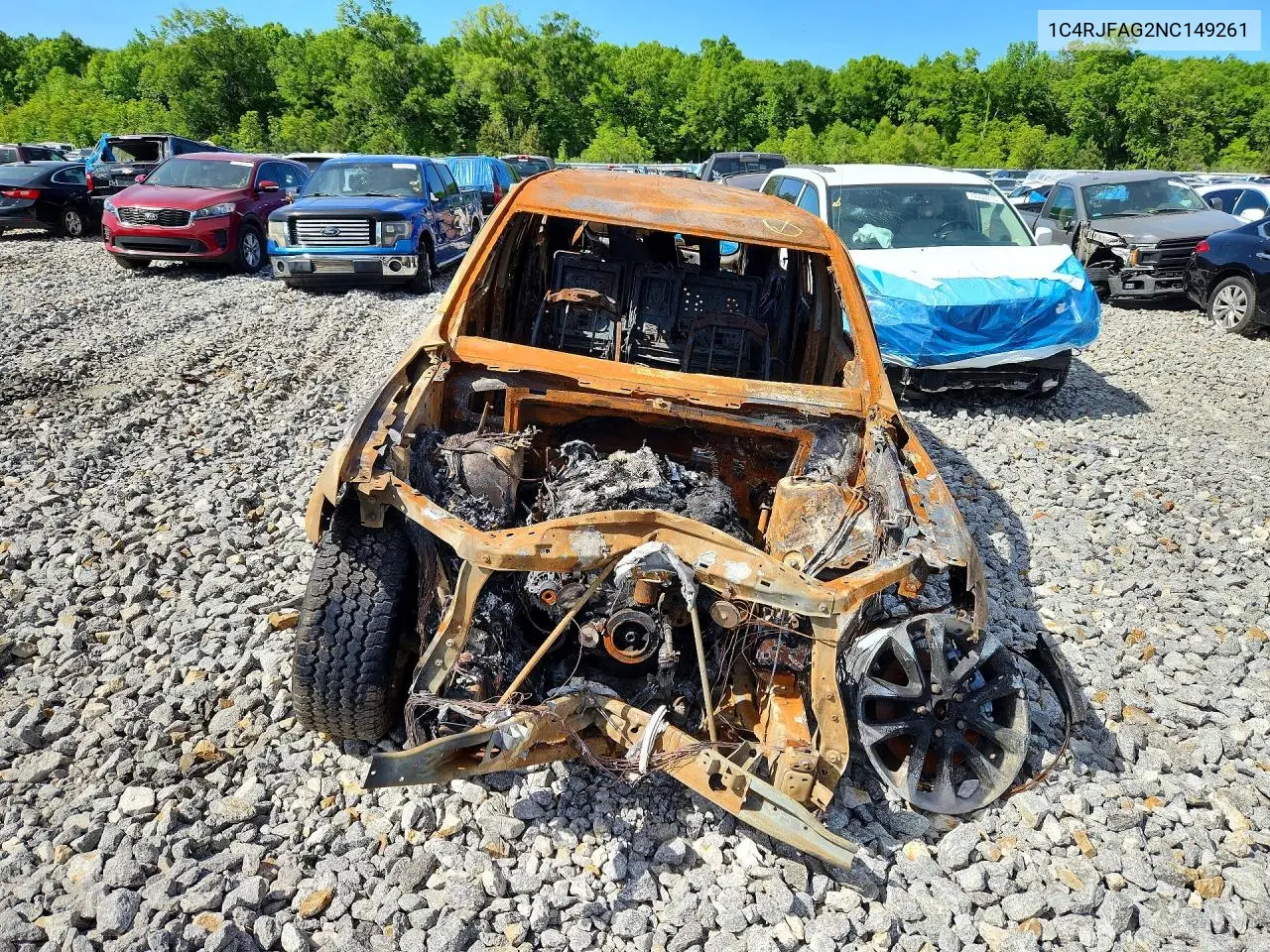 2022 Jeep Grand Cherokee Laredo E VIN: 1C4RJFAG2NC149261 Lot: 48878336