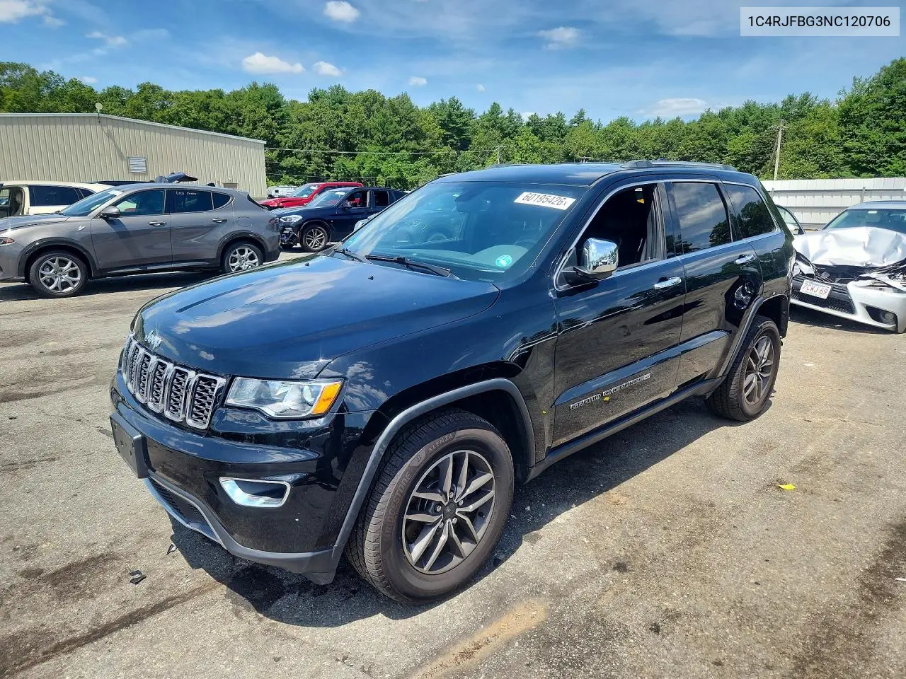 2022 Jeep Grand Cherokee Limited VIN: 1C4RJFBG3NC120706 Lot: 60195426