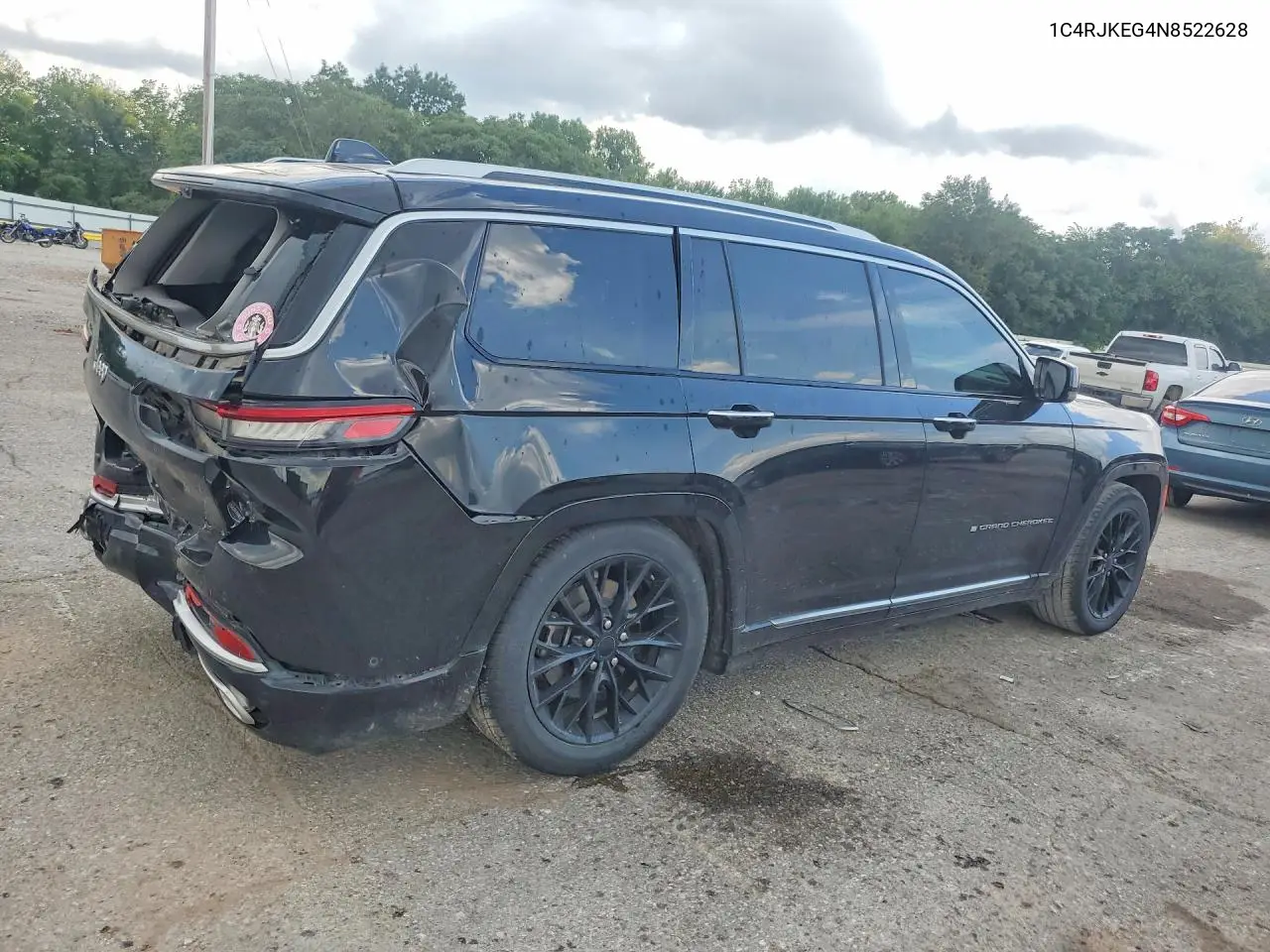2022 Jeep Grand Cherokee L Summit VIN: 1C4RJKEG4N8522628 Lot: 61088056