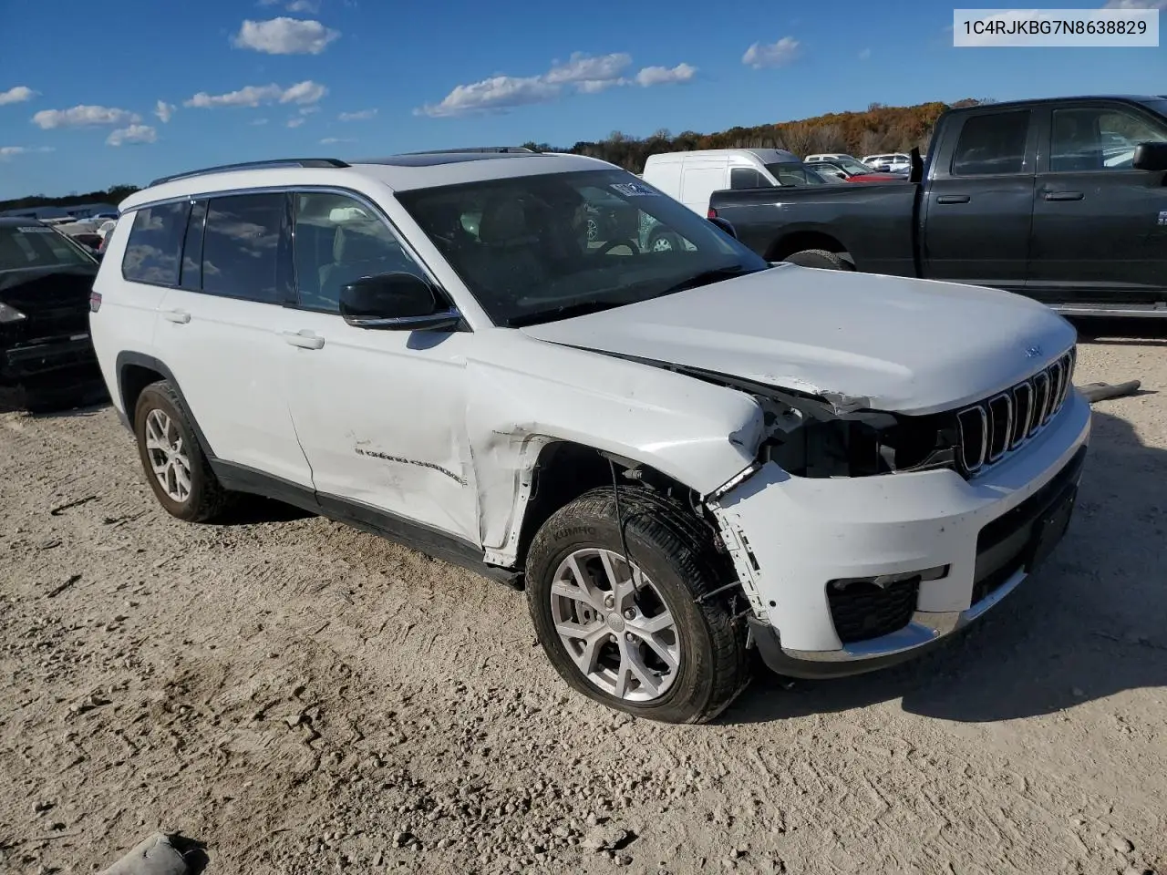 1C4RJKBG7N8638829 2022 Jeep Grand Cherokee L Limited