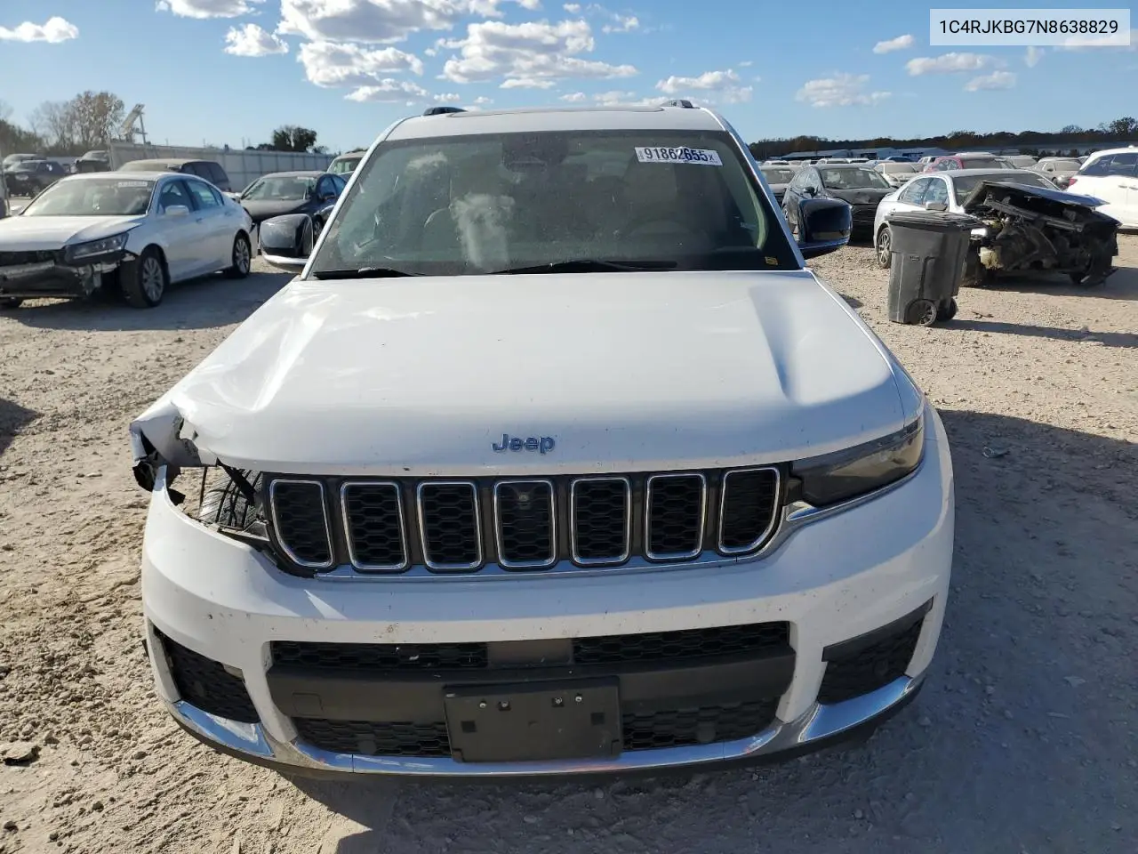 1C4RJKBG7N8638829 2022 Jeep Grand Cherokee L Limited