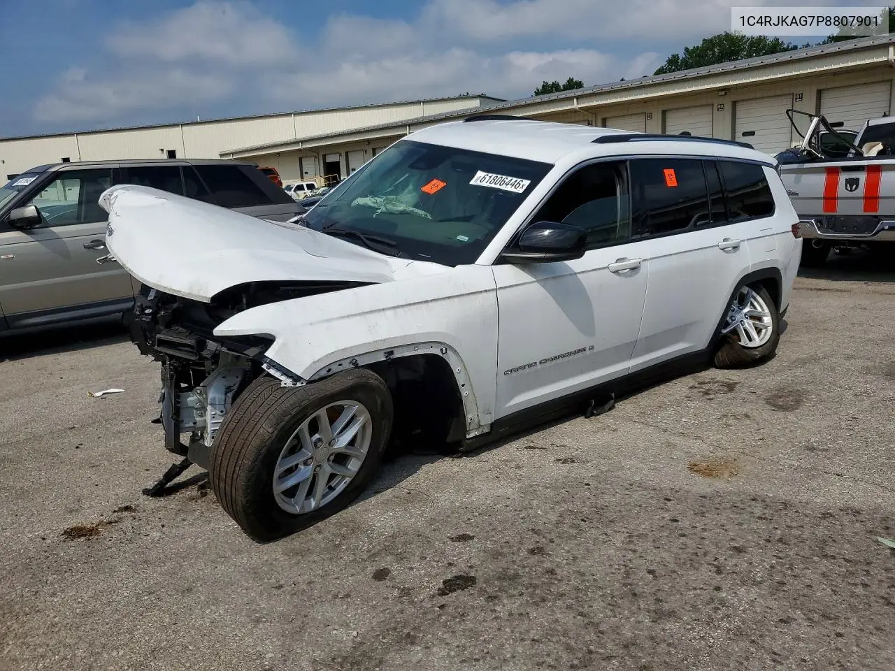2023 Jeep Grand Cherokee L Laredo VIN: 1C4RJKAG7P8807901 Lot: 61806446