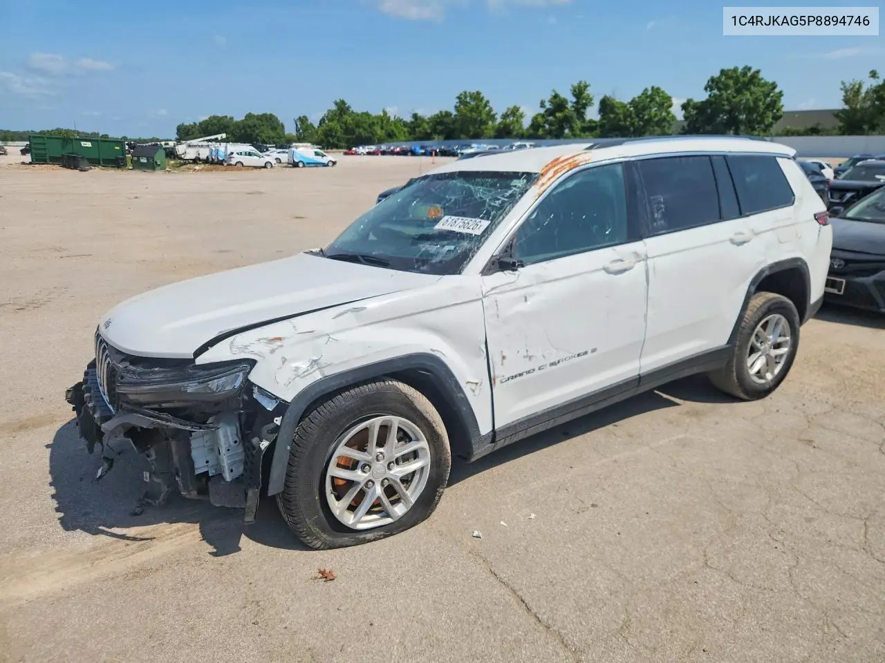 2023 Jeep Grand Cherokee L Laredo VIN: 1C4RJKAG5P8894746 Lot: 61875626