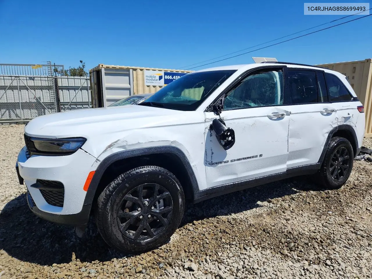 2025 Jeep Grand Cherokee Laredo VIN: 1C4RJHAG8S8699493 Lot: 60489456