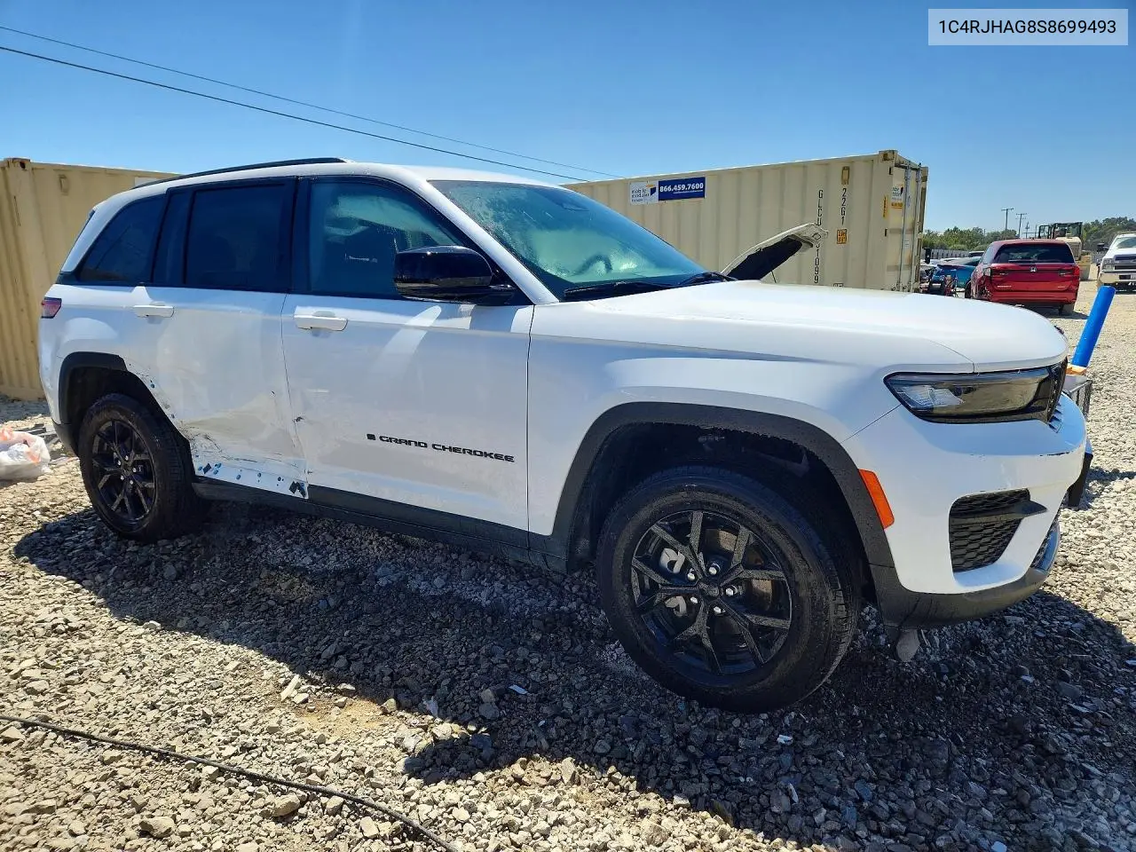 2025 Jeep Grand Cherokee Laredo VIN: 1C4RJHAG8S8699493 Lot: 60489456