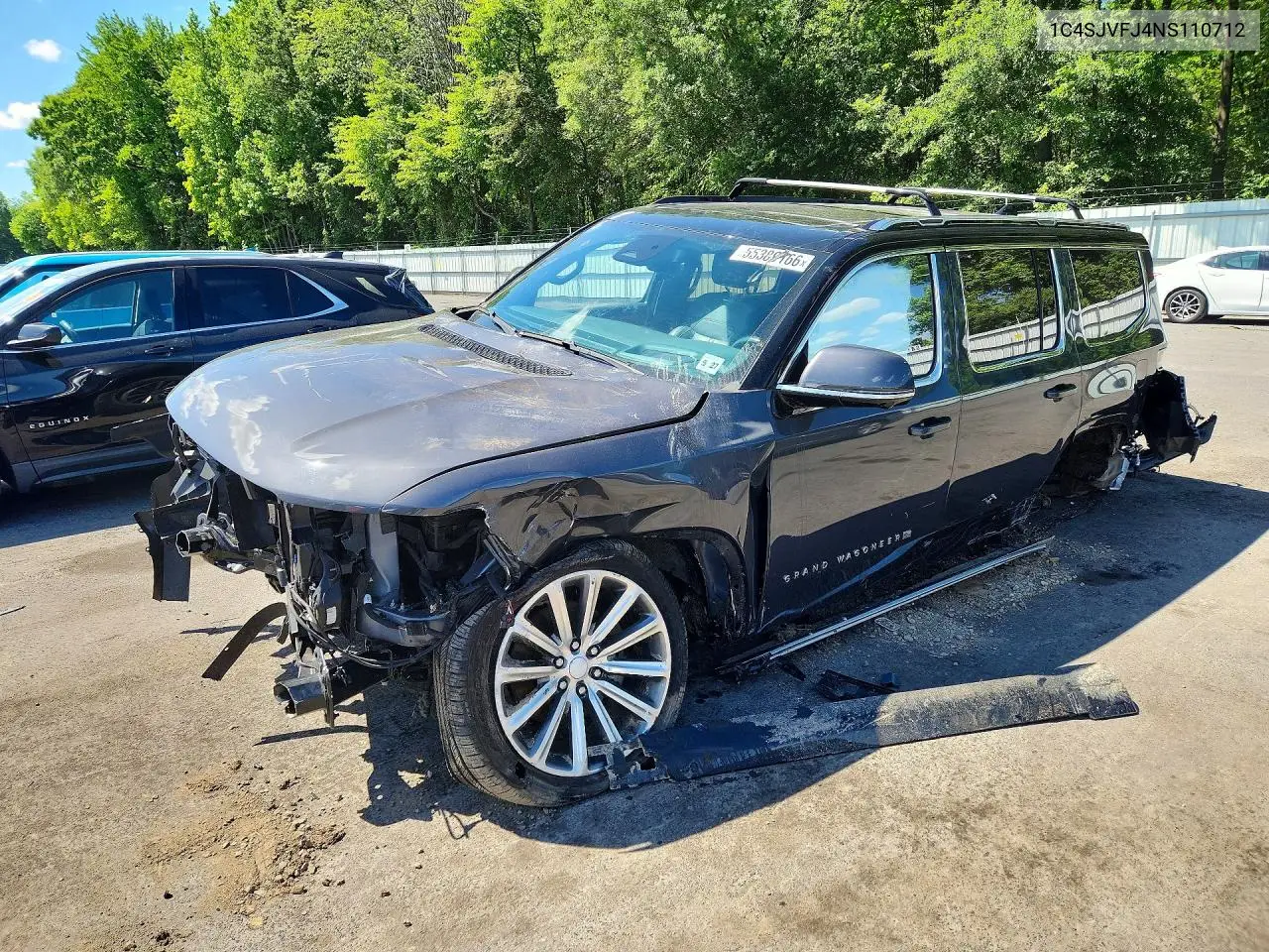2022 Jeep Grand Wagoneer Series Ii VIN: 1C4SJVFJ4NS110712 Lot: 55389166