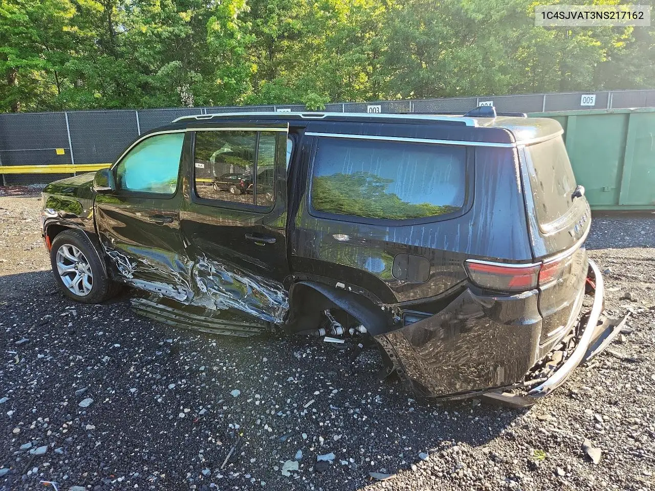 2022 Jeep Wagoneer Series I VIN: 1C4SJVAT3NS217162 Lot: 57129706