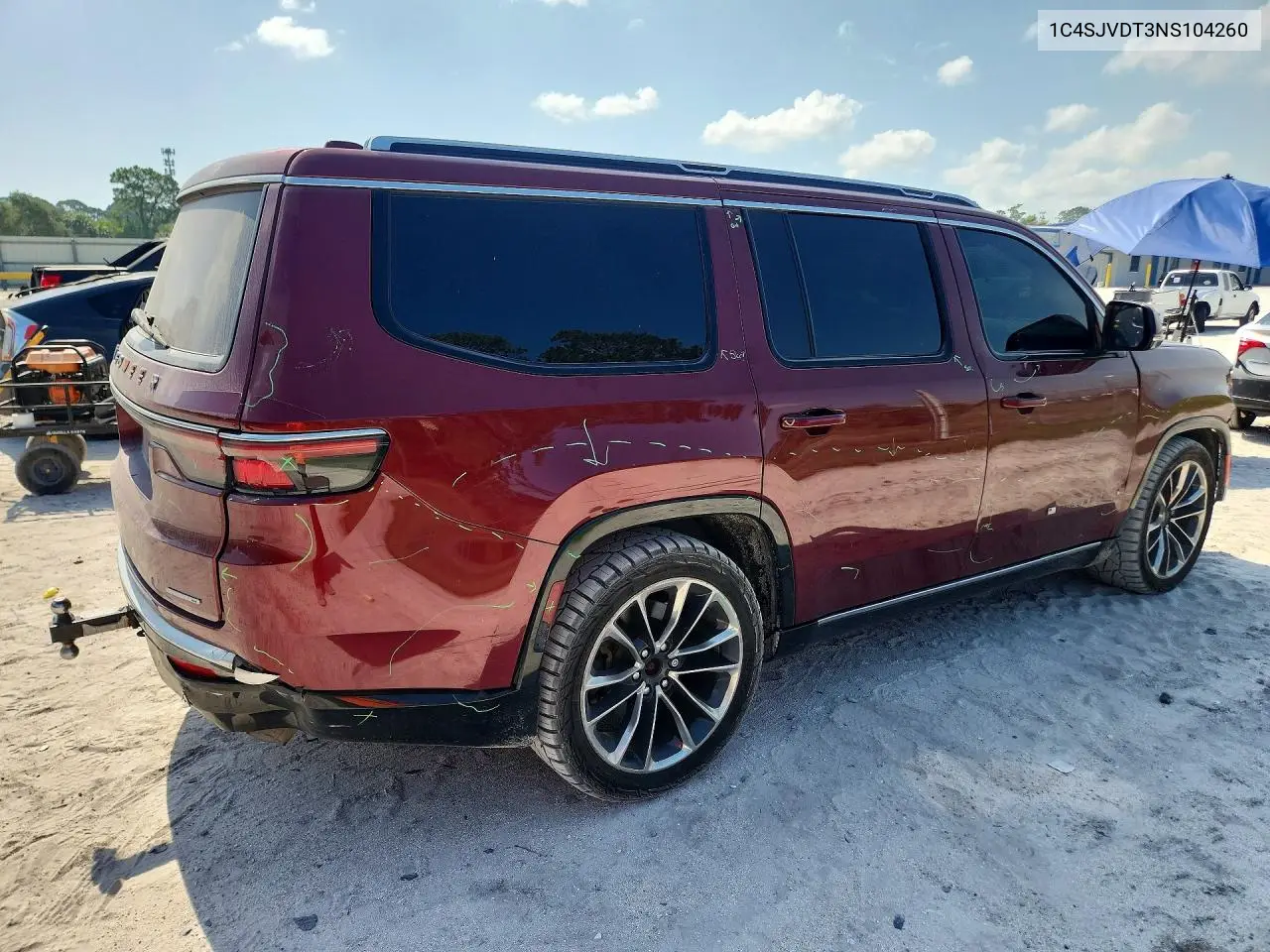 2022 Jeep Wagoneer Series Iii VIN: 1C4SJVDT3NS104260 Lot: 57577226