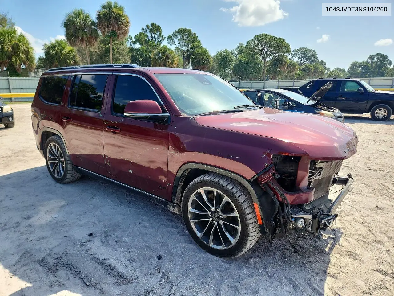 2022 Jeep Wagoneer Series Iii VIN: 1C4SJVDT3NS104260 Lot: 57577226