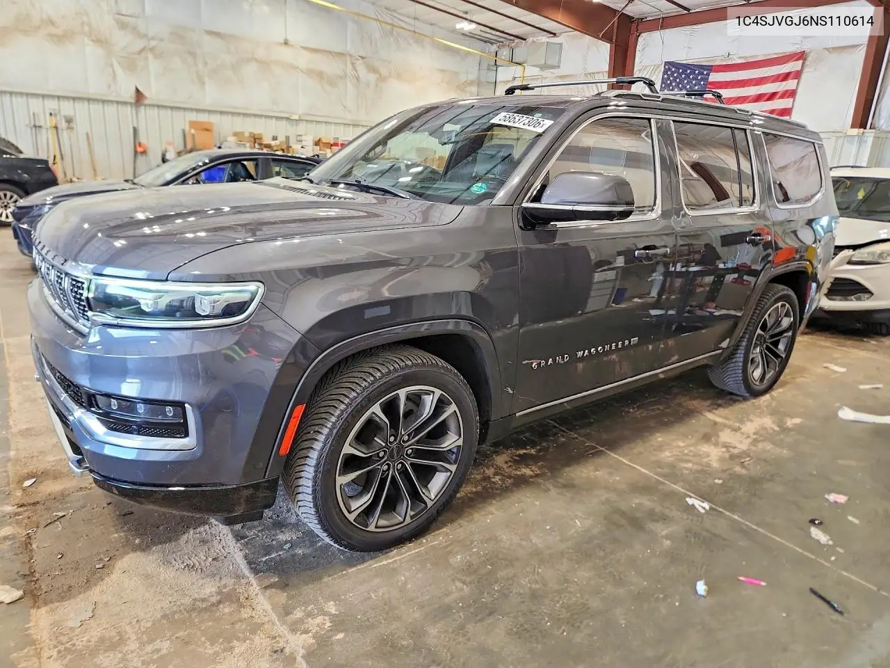 2022 Jeep Grand Wagoneer Series Iii VIN: 1C4SJVGJ6NS110614 Lot: 58637306