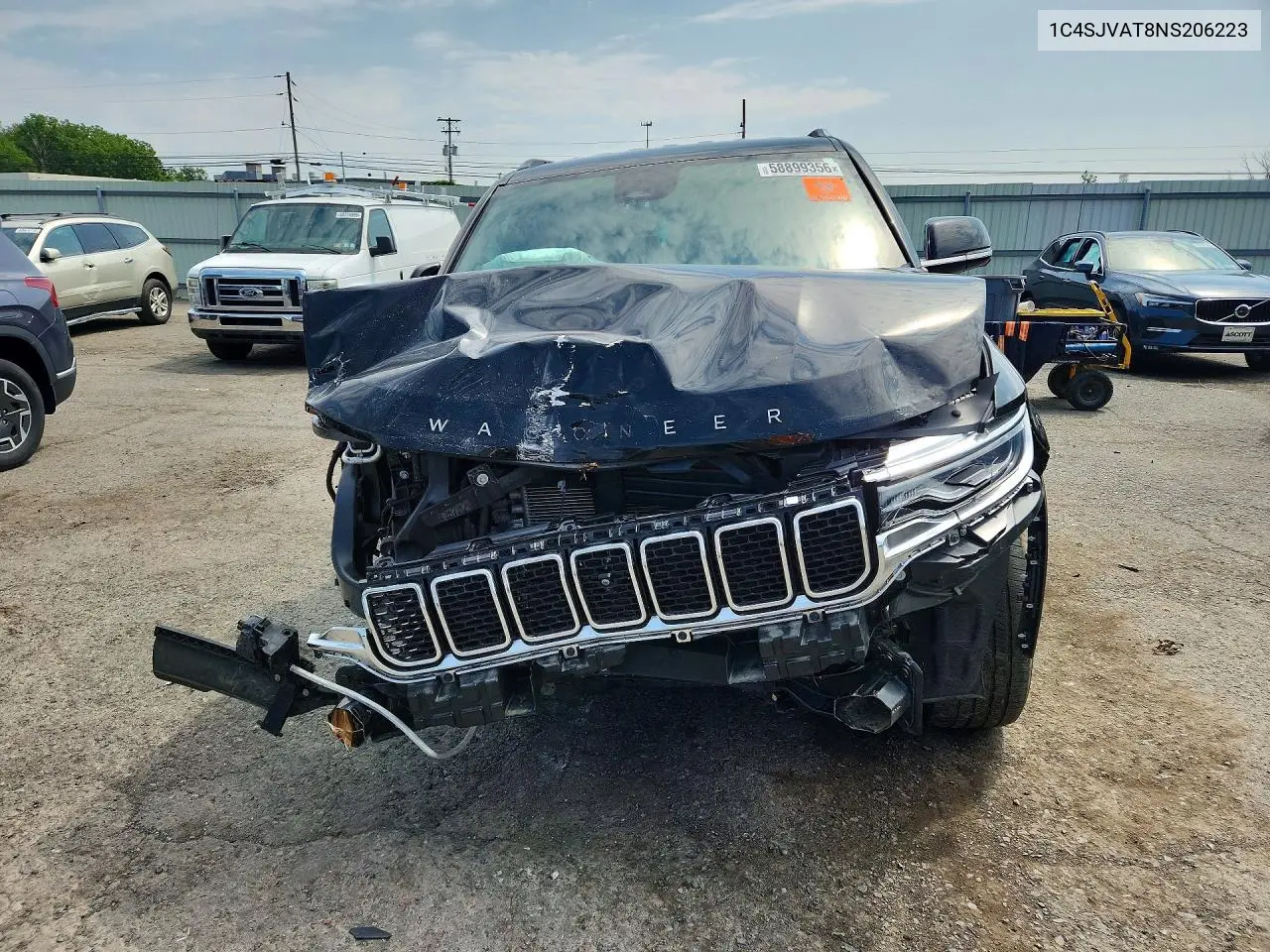 2022 Jeep Wagoneer Series I VIN: 1C4SJVAT8NS206223 Lot: 58899356