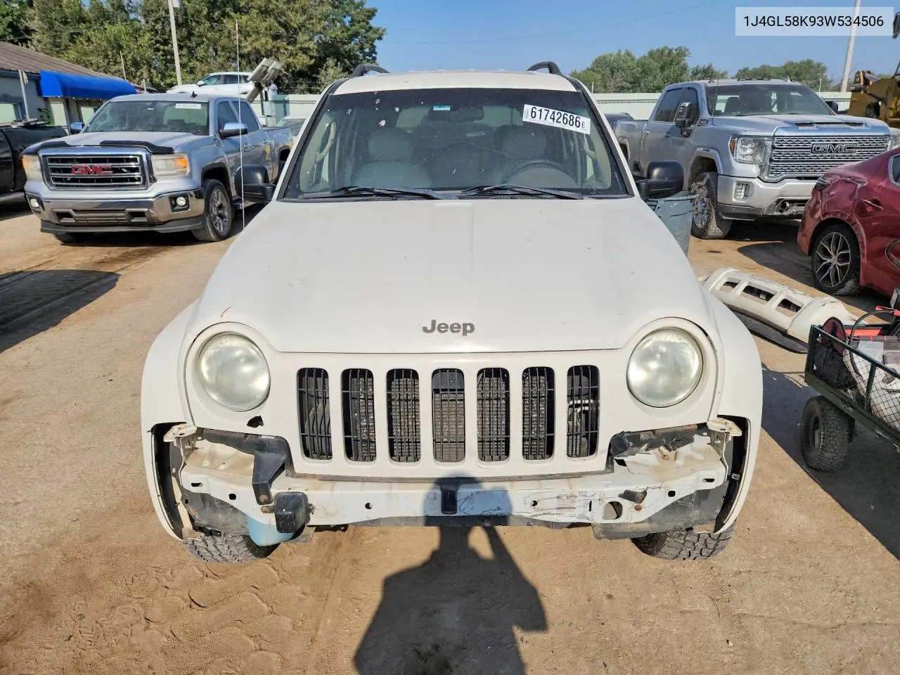 2003 Jeep Liberty Limited VIN: 1J4GL58K93W534506 Lot: 61742686