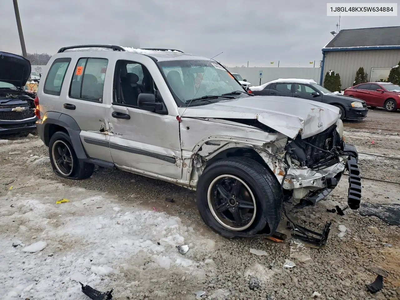 1J8GL48KX5W634884 2005 Jeep Liberty Sport