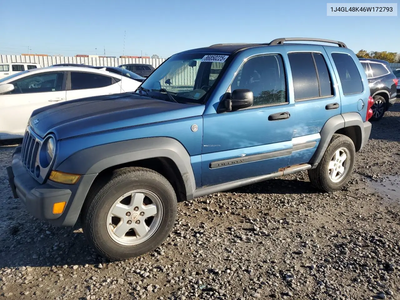 1J4GL48K46W172793 2006 Jeep Liberty Sport
