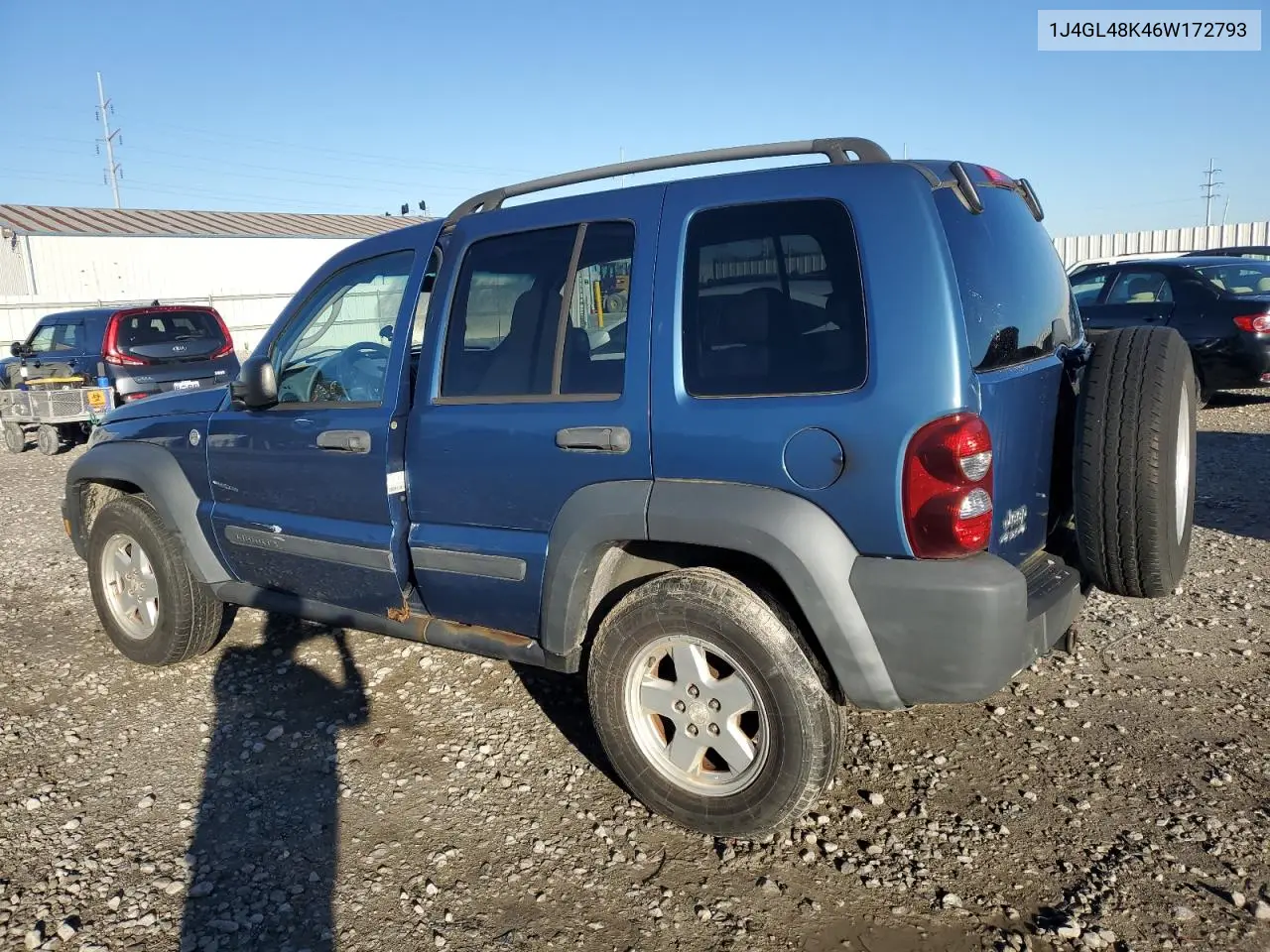 1J4GL48K46W172793 2006 Jeep Liberty Sport