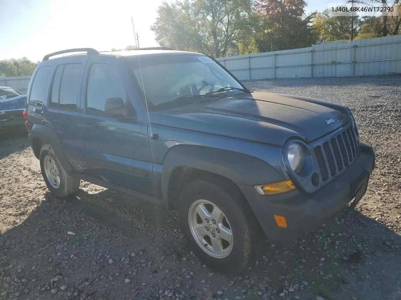 1J4GL48K46W172793 2006 Jeep Liberty Sport