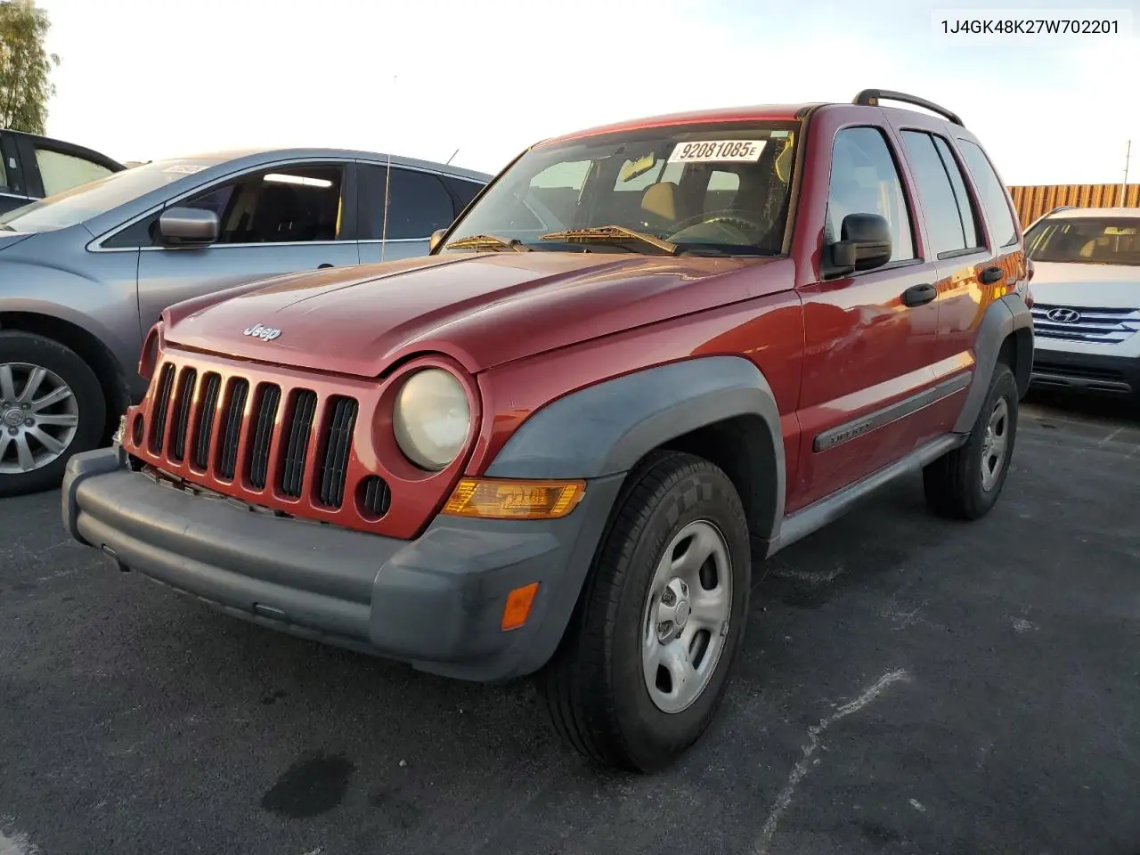 1J4GK48K27W702201 2007 Jeep Liberty Sport