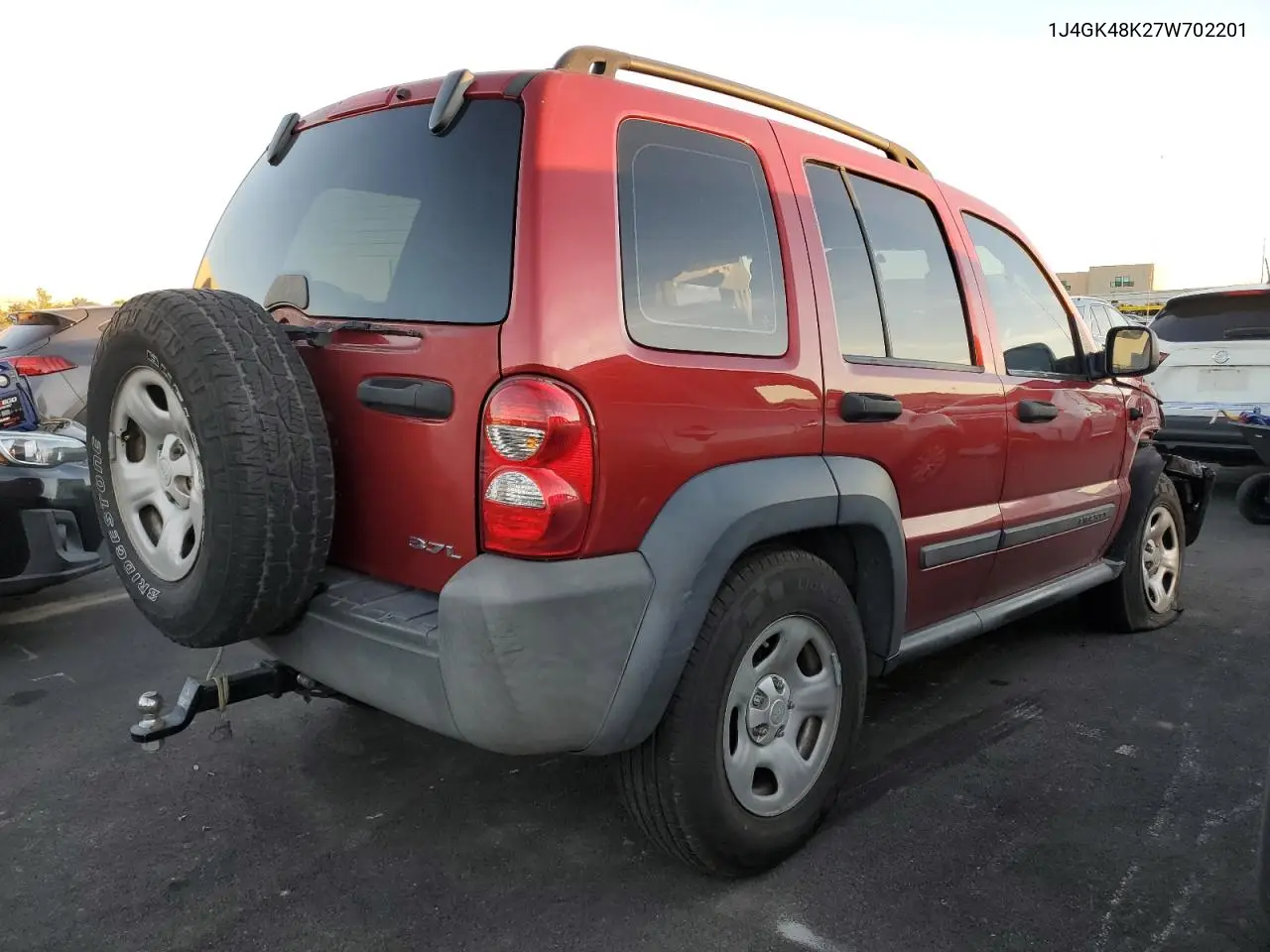 1J4GK48K27W702201 2007 Jeep Liberty Sport