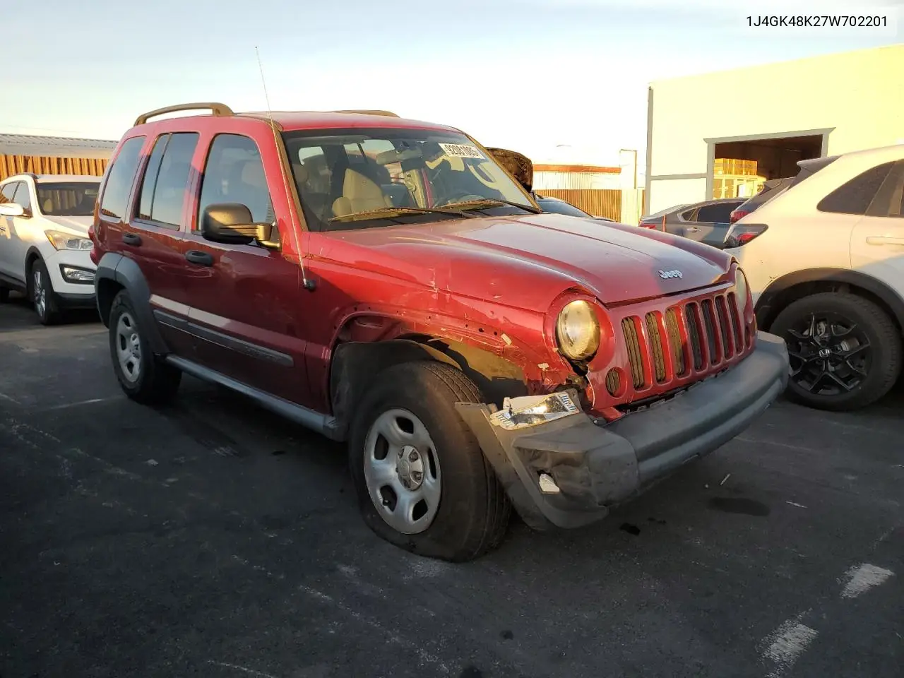 1J4GK48K27W702201 2007 Jeep Liberty Sport
