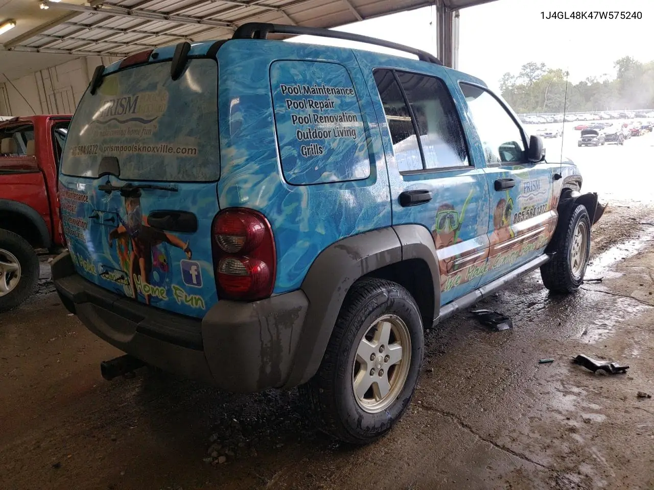 1J4GL48K47W575240 2007 Jeep Liberty Sport