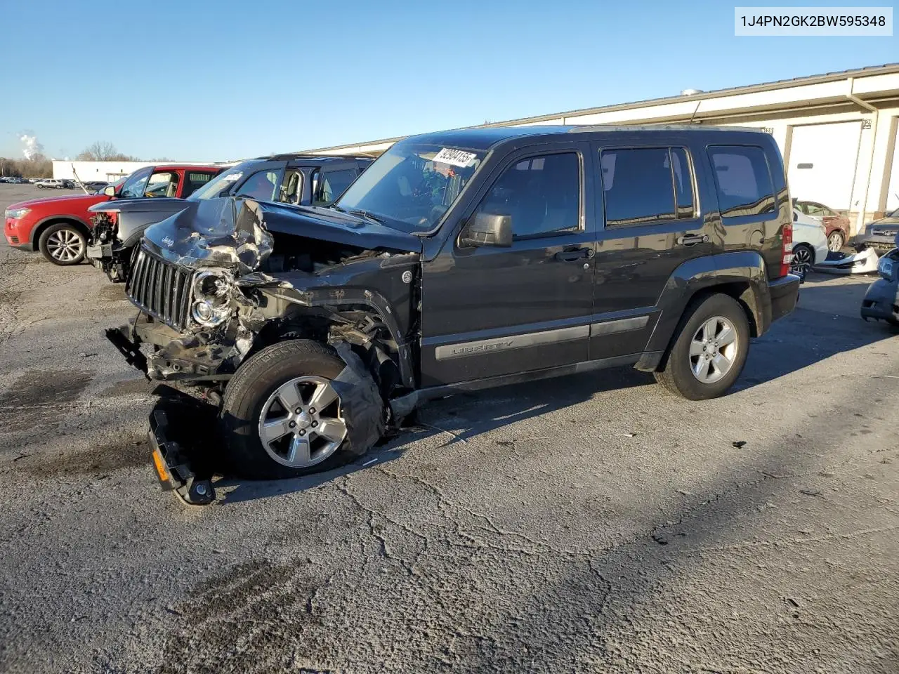 1J4PN2GK2BW595348 2011 Jeep Liberty Sport