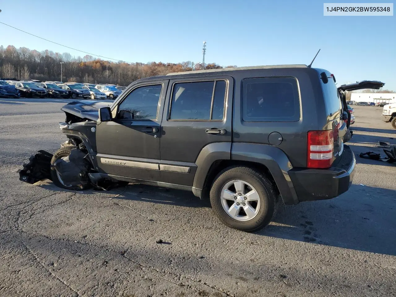 1J4PN2GK2BW595348 2011 Jeep Liberty Sport