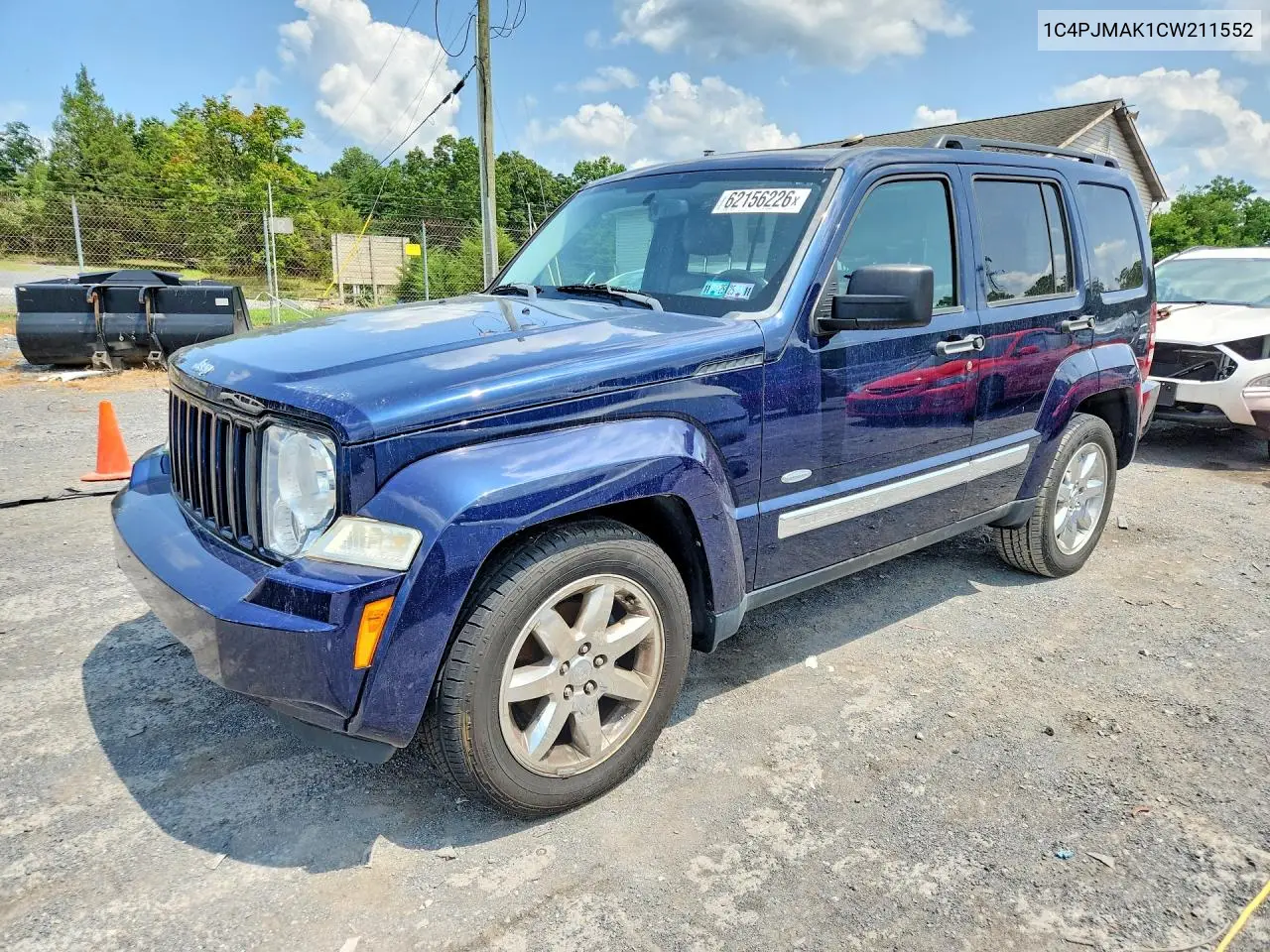 2012 Jeep Liberty Sport VIN: 1C4PJMAK1CW211552 Lot: 62156226