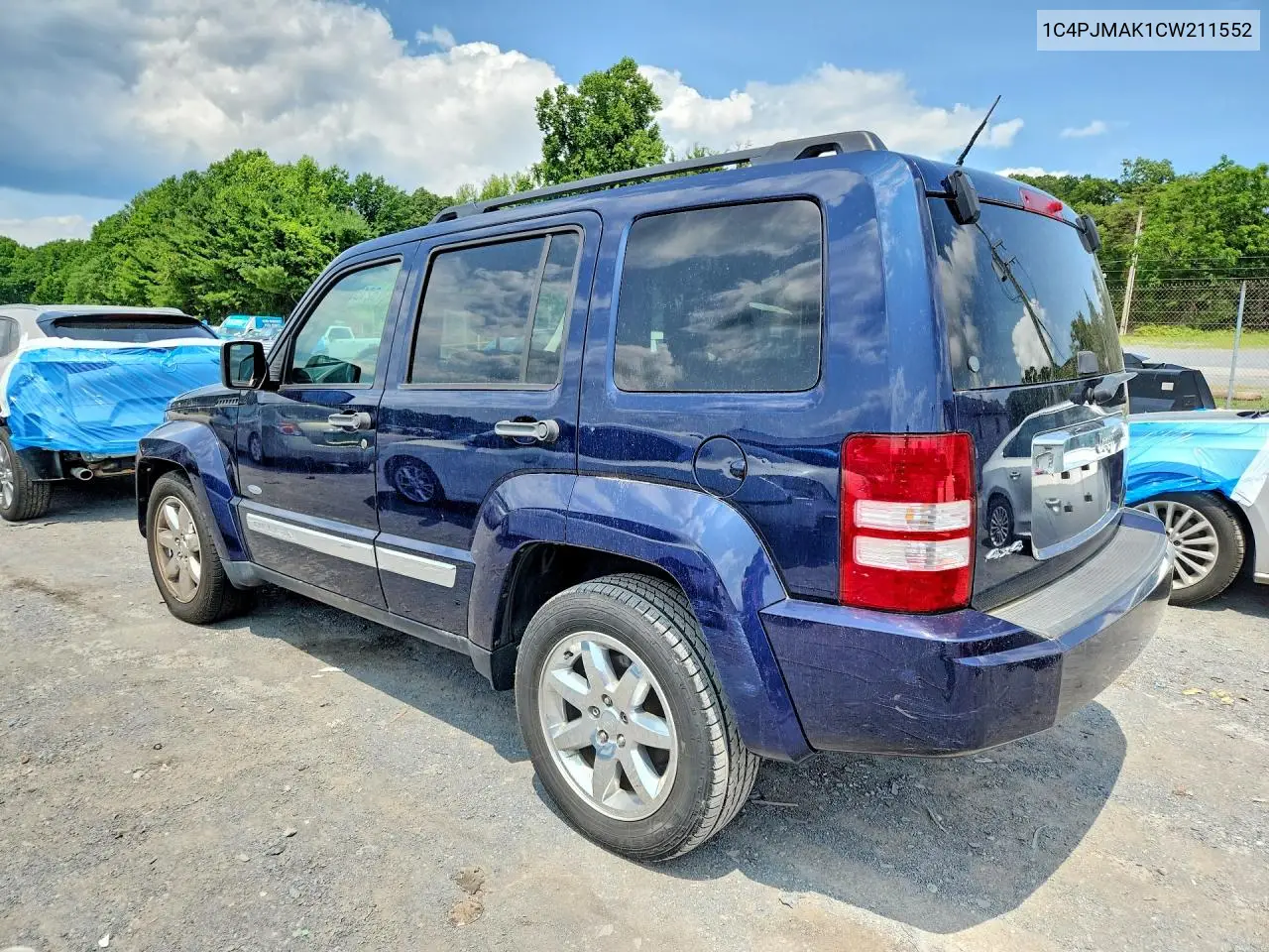 2012 Jeep Liberty Sport VIN: 1C4PJMAK1CW211552 Lot: 62156226