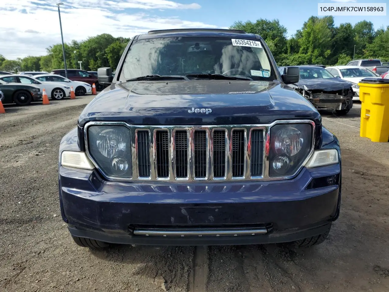 2012 Jeep Liberty Jet VIN: 1C4PJMFK7CW158963 Lot: 65354215