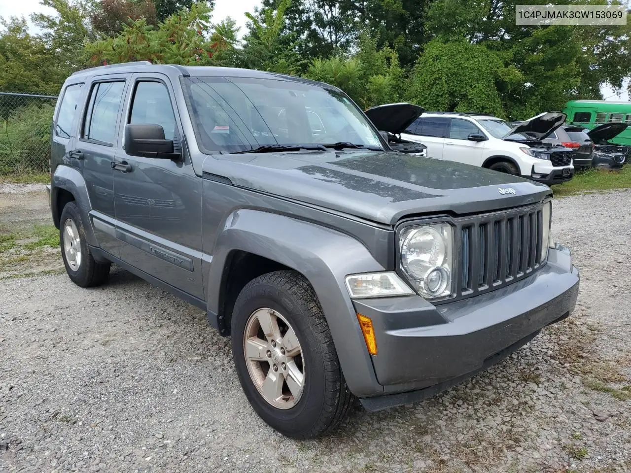 1C4PJMAK3CW153069 2012 Jeep Liberty Sport