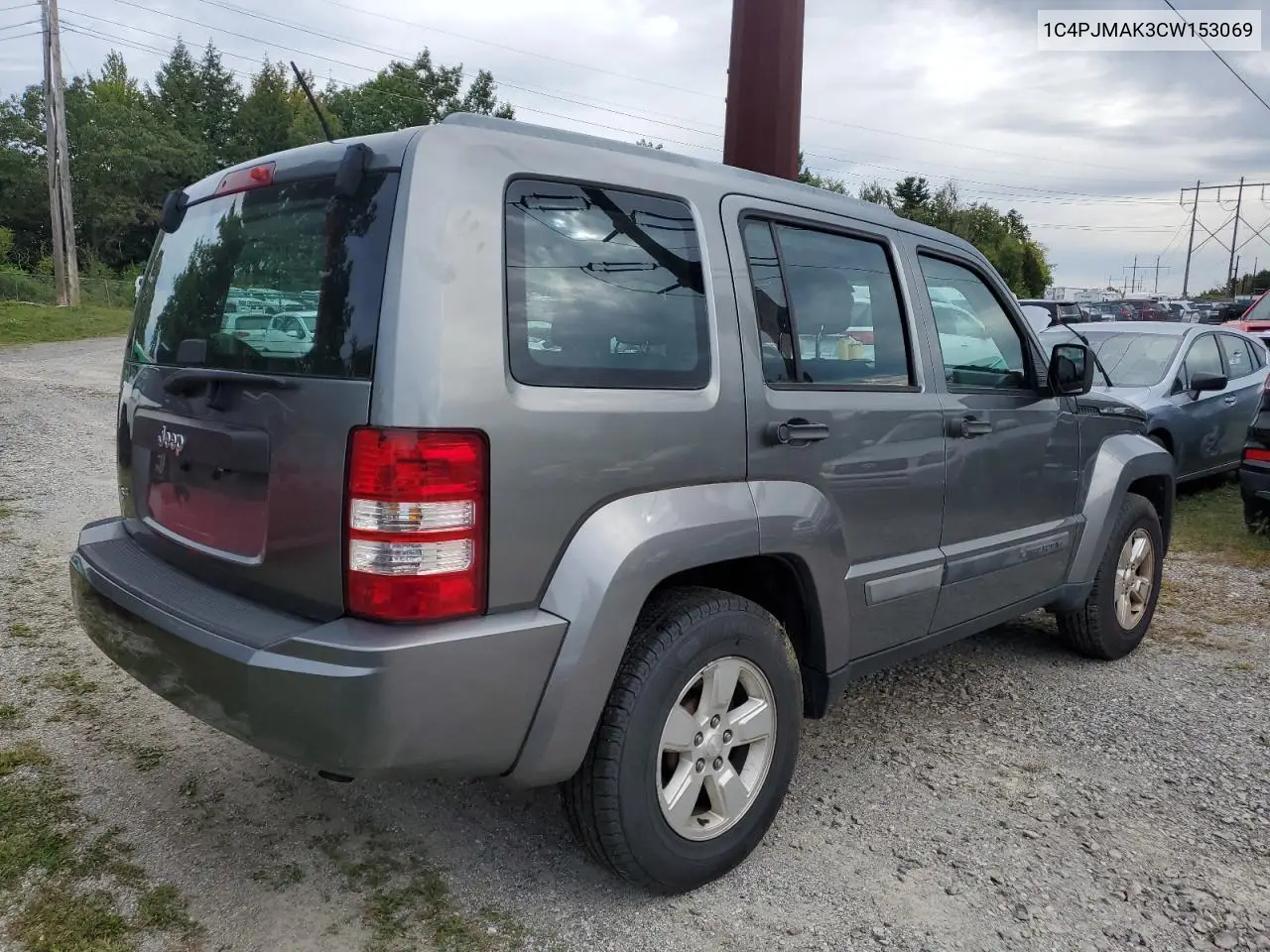 1C4PJMAK3CW153069 2012 Jeep Liberty Sport