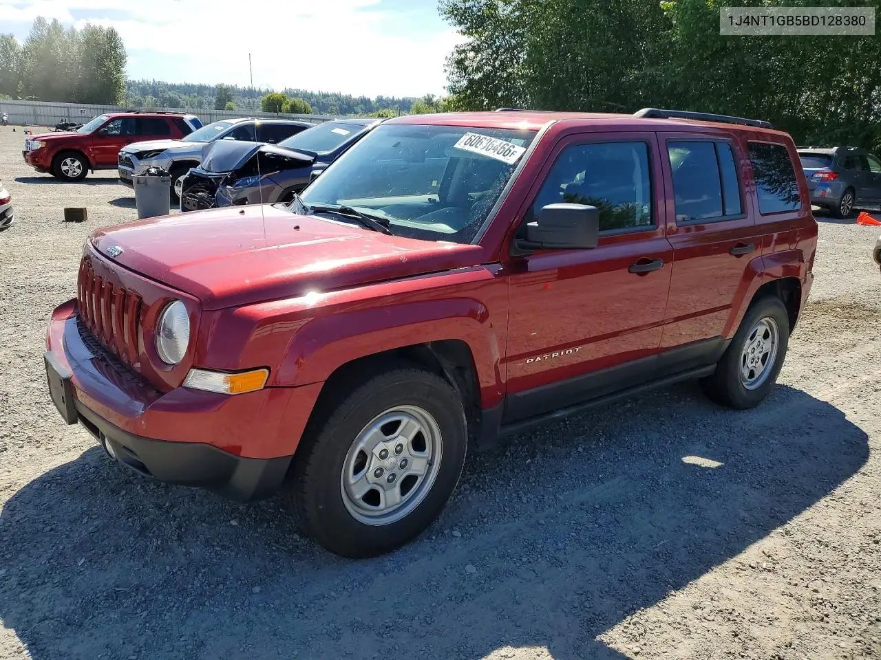 2011 Jeep Patriot Sport VIN: 1J4NT1GB5BD128380 Lot: 60686466