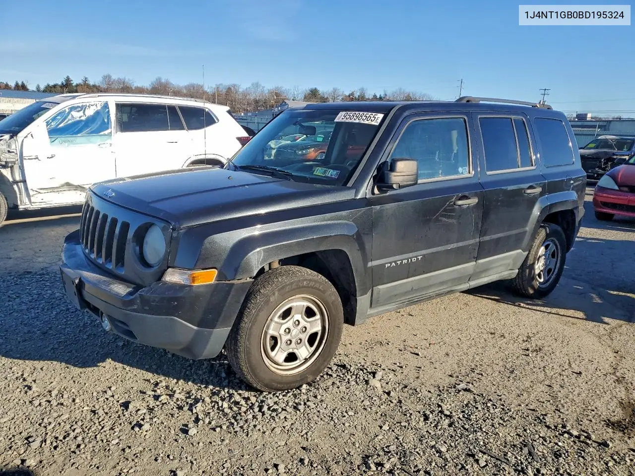 1J4NT1GB0BD195324 2011 Jeep Patriot Sport