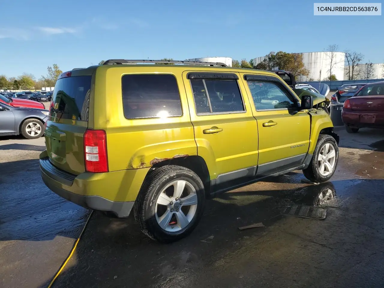 1C4NJRBB2CD563876 2012 Jeep Patriot Sport