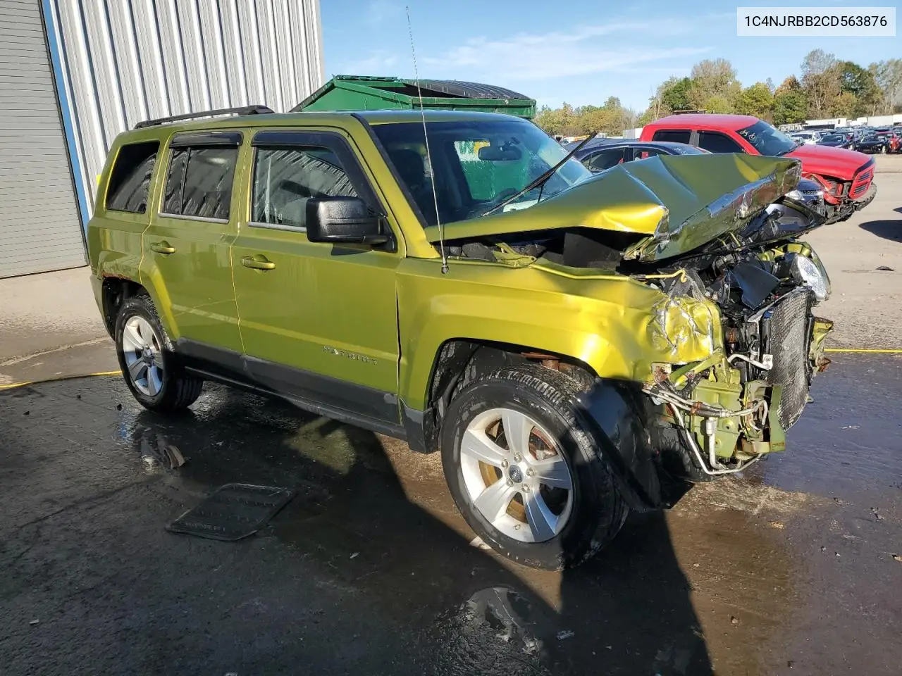 1C4NJRBB2CD563876 2012 Jeep Patriot Sport