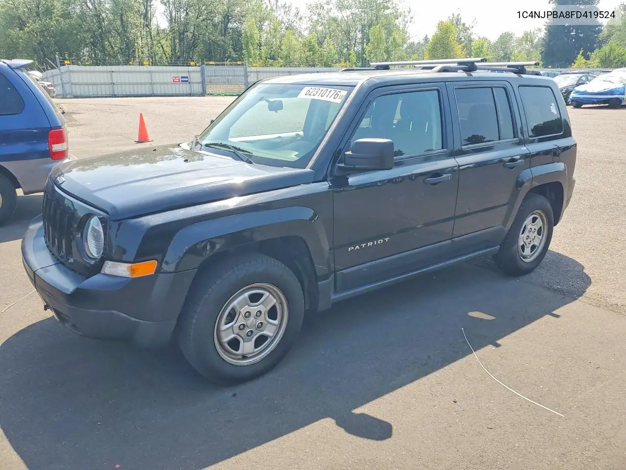 2015 Jeep Patriot Sport VIN: 1C4NJPBA8FD419524 Lot: 62310176