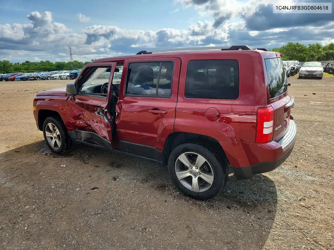 2016 Jeep Patriot Latitude VIN: 1C4NJRFB3GD804618 Lot: 61542076